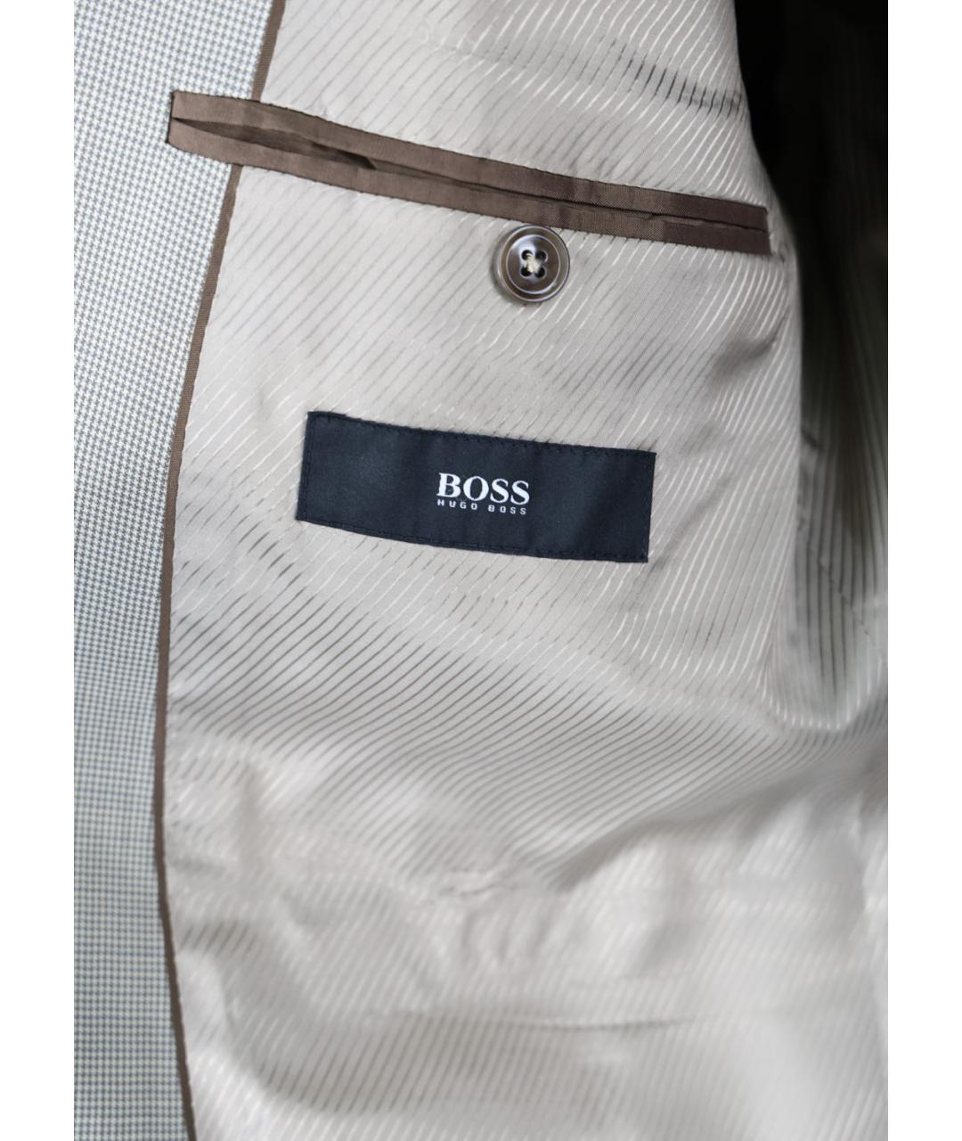 HUGO BOSS Бежевый классический костюм, фото 3