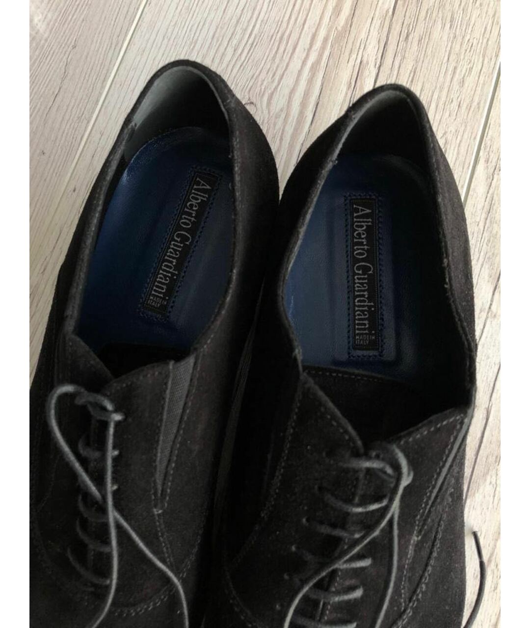 Alberto Guardini Черные замшевые туфли, фото 8