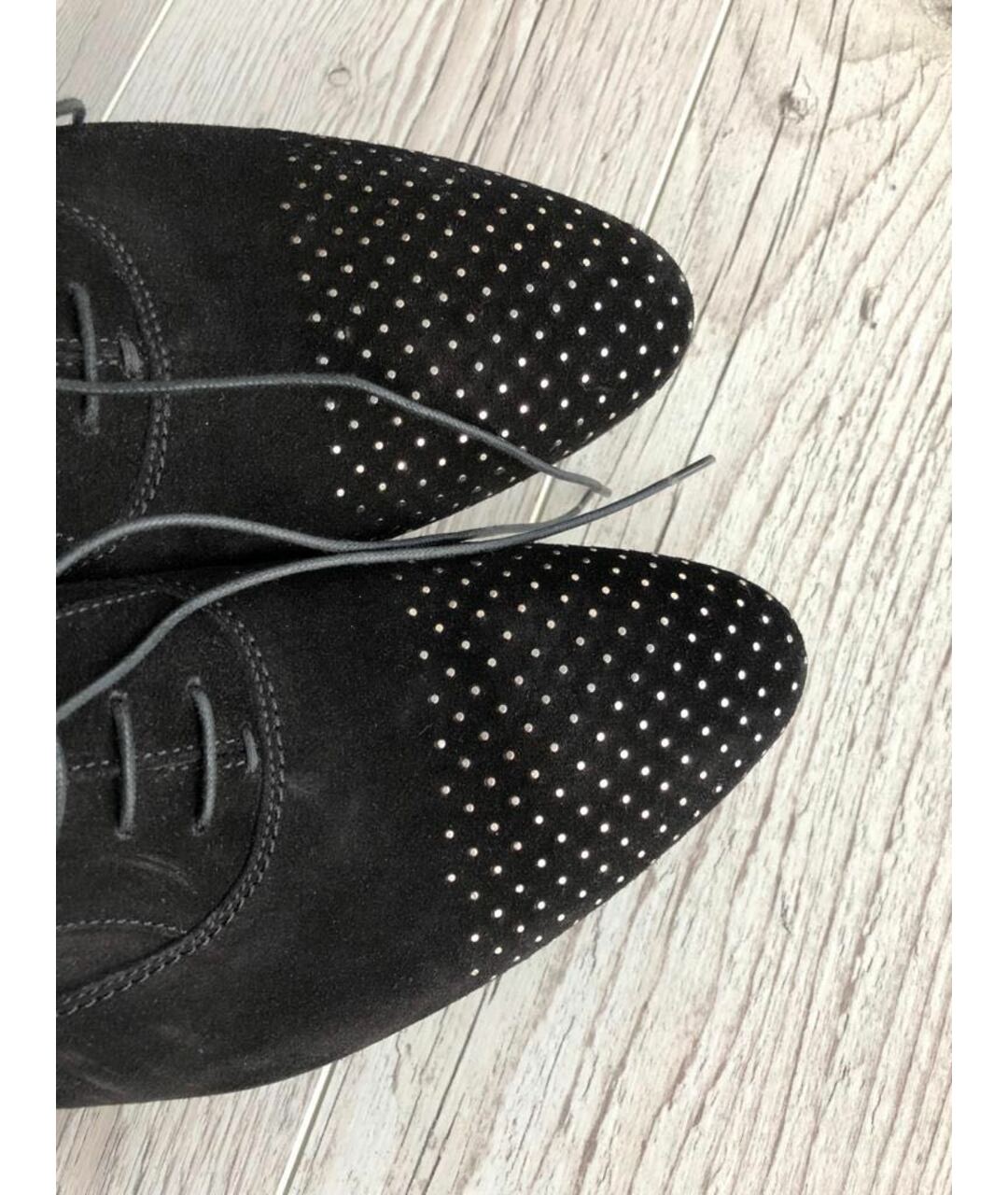 Alberto Guardini Черные замшевые туфли, фото 2