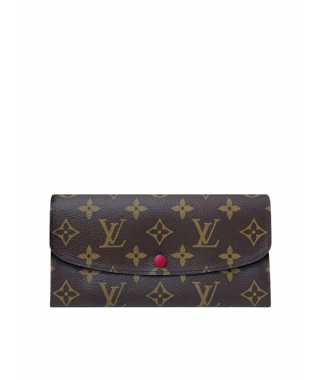 LOUIS VUITTON Коричневый кошелек, фото 1