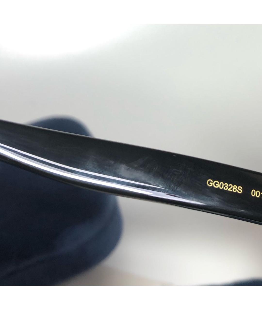 GUCCI Черные пластиковые солнцезащитные очки, фото 6