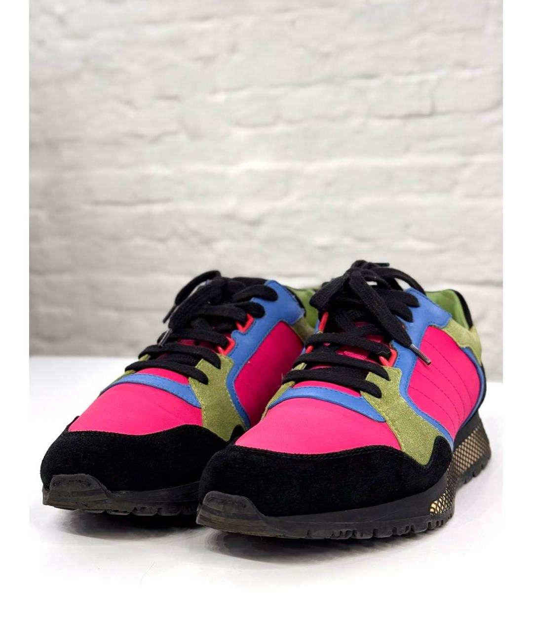 GUCCI Черные замшевые низкие кроссовки / кеды, фото 7