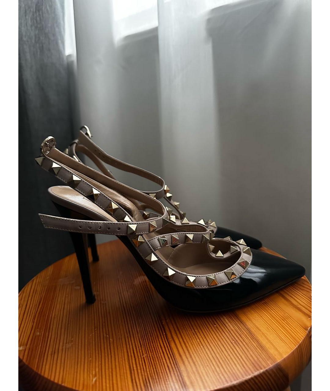 VALENTINO Черные кожаные туфли, фото 7