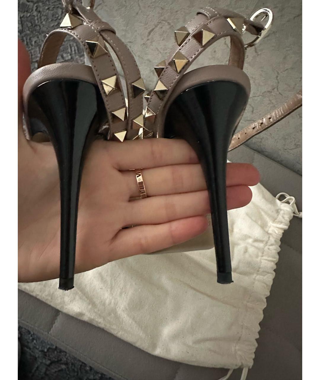 VALENTINO Черные кожаные туфли, фото 4