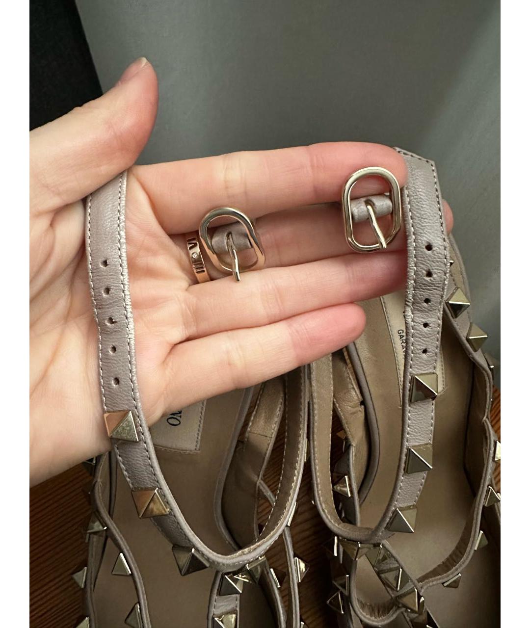 VALENTINO Черные кожаные туфли, фото 6