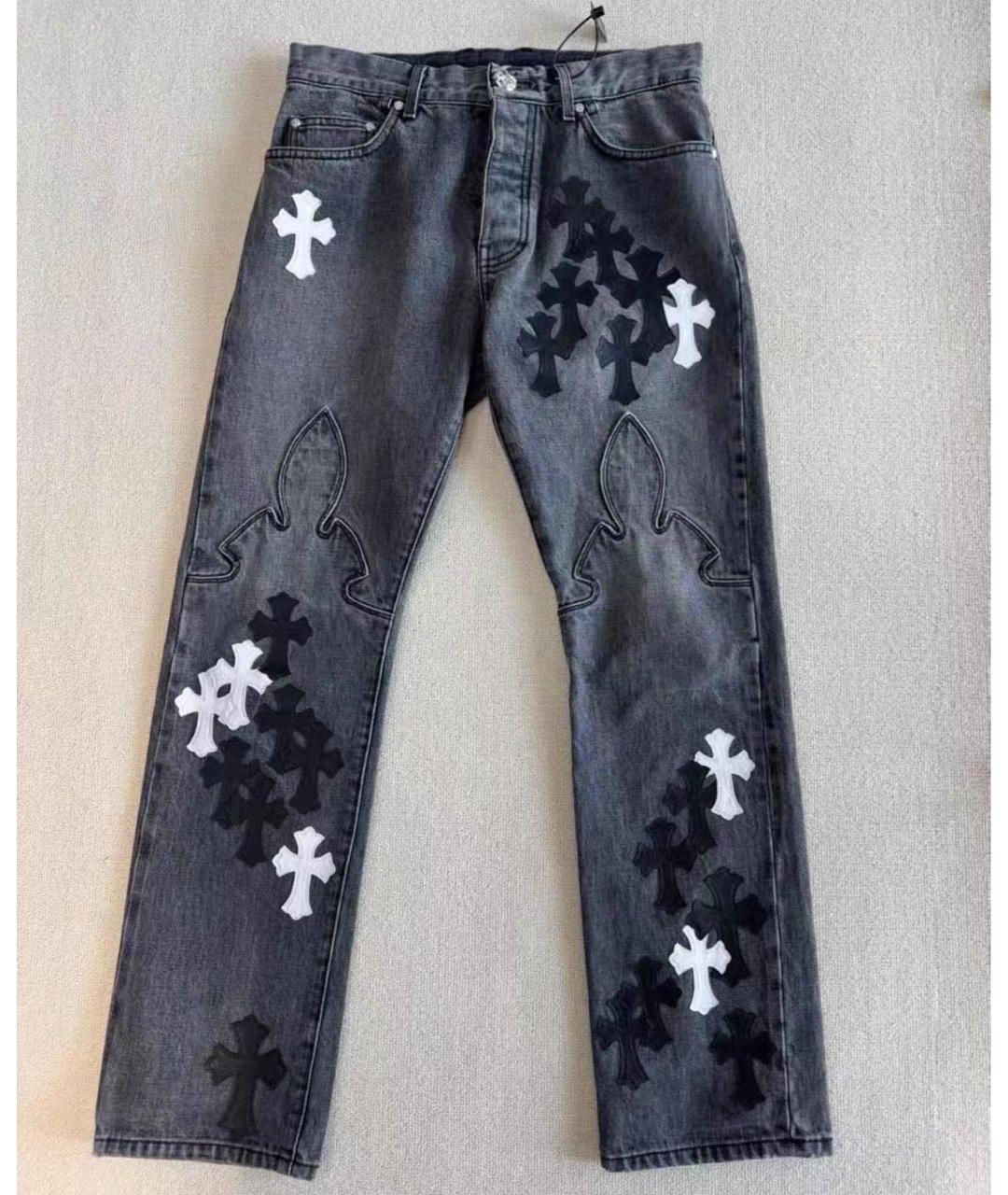 CHROME HEARTS Прямые джинсы, фото 3