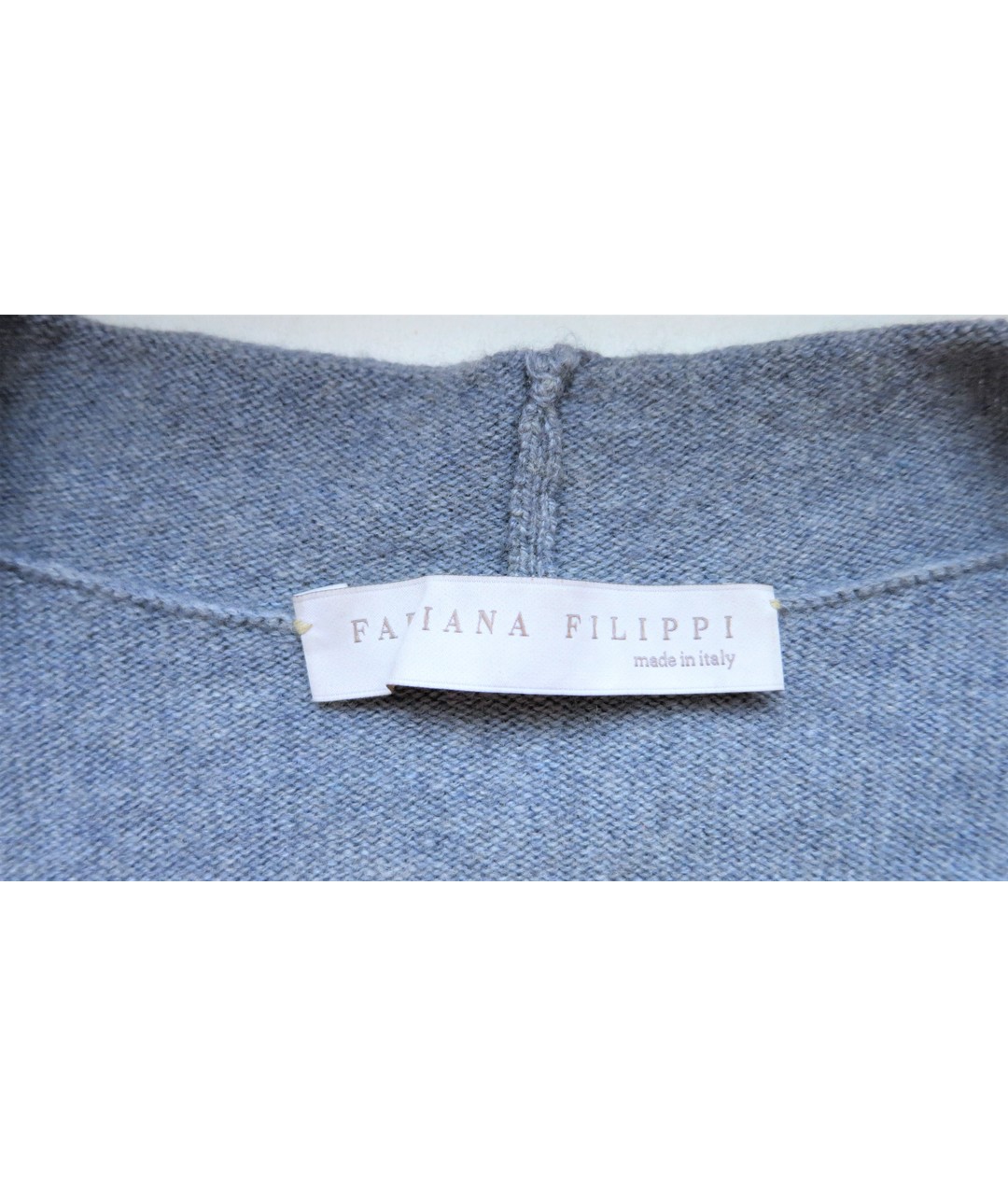 FABIANA FILIPPI Голубой шерстяной джемпер / свитер, фото 4
