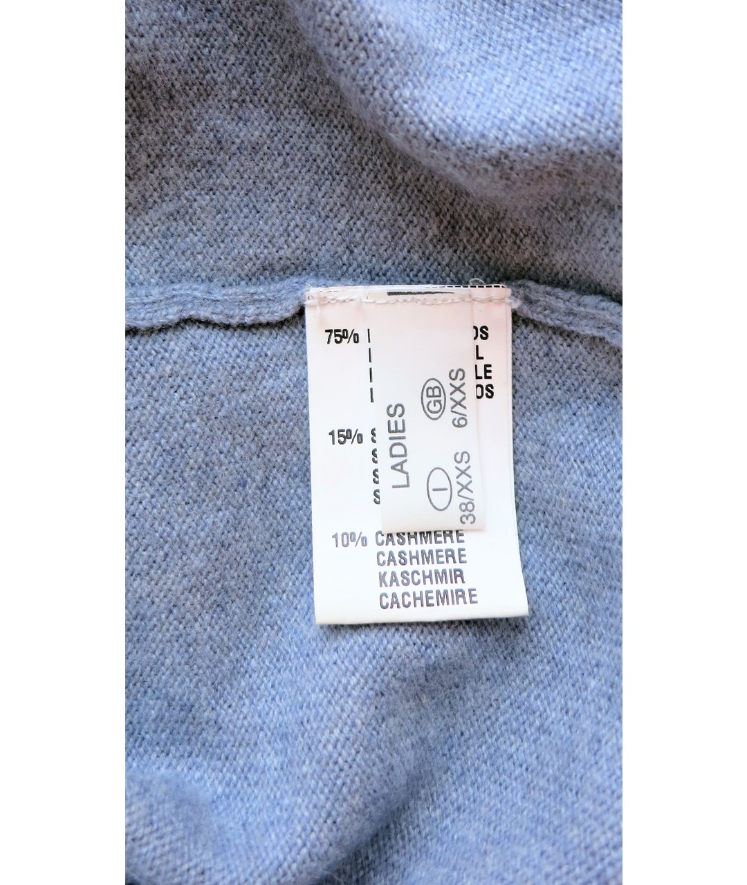 FABIANA FILIPPI Голубой шерстяной джемпер / свитер, фото 5