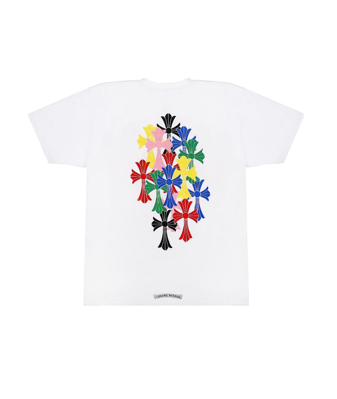 CHROME HEARTS Белая хлопковая футболка, фото 1