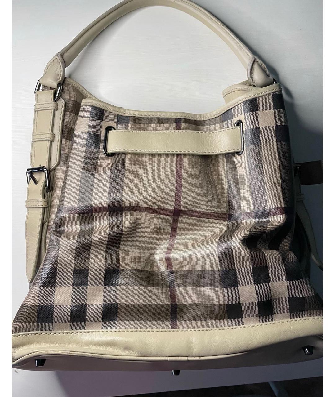 BURBERRY Бежевая сумка тоут, фото 3