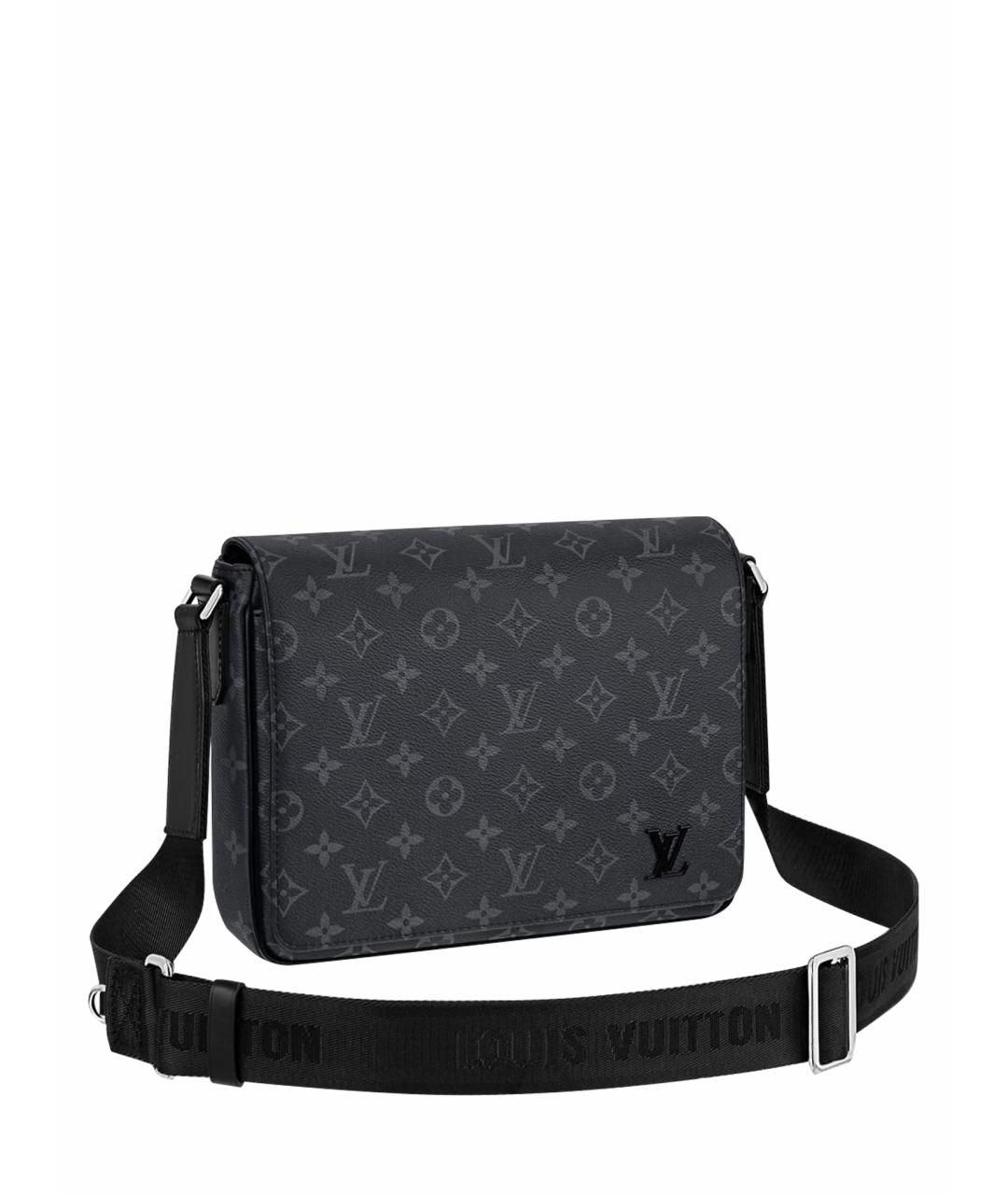 LOUIS VUITTON Черная сумка на плечо, фото 1