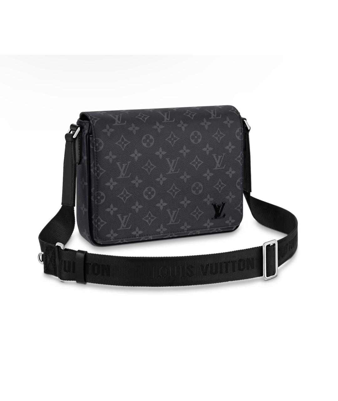 LOUIS VUITTON Черная сумка на плечо, фото 5