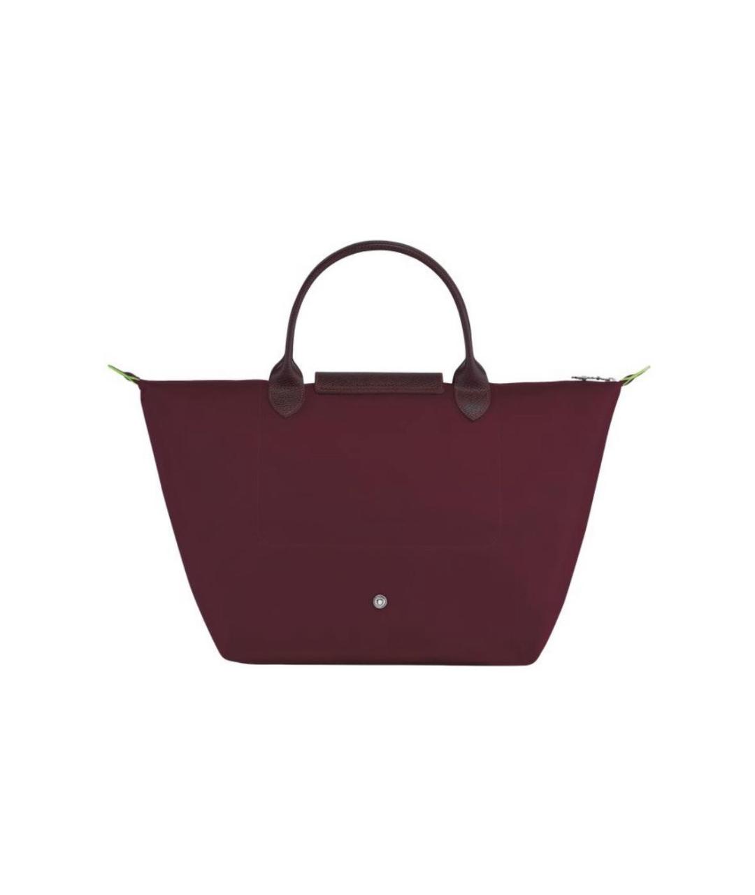 LONGCHAMP Бордовая сумка тоут, фото 2