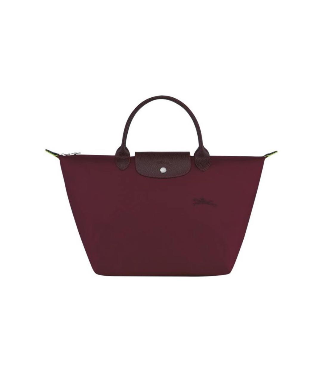 LONGCHAMP Бордовая сумка тоут, фото 3