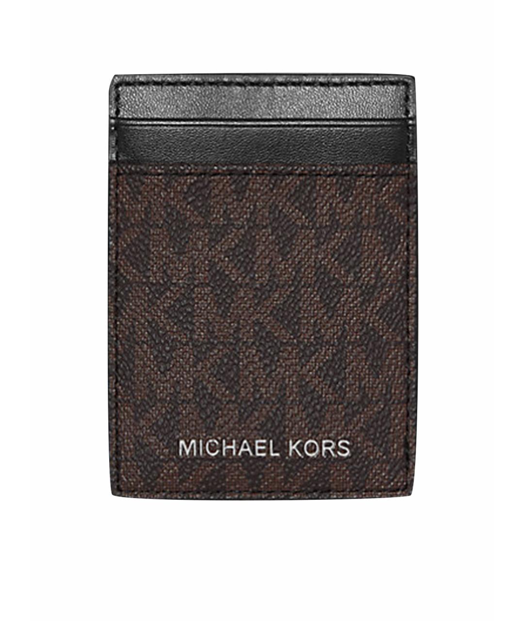 MICHAEL KORS Коричневый кардхолдер, фото 1