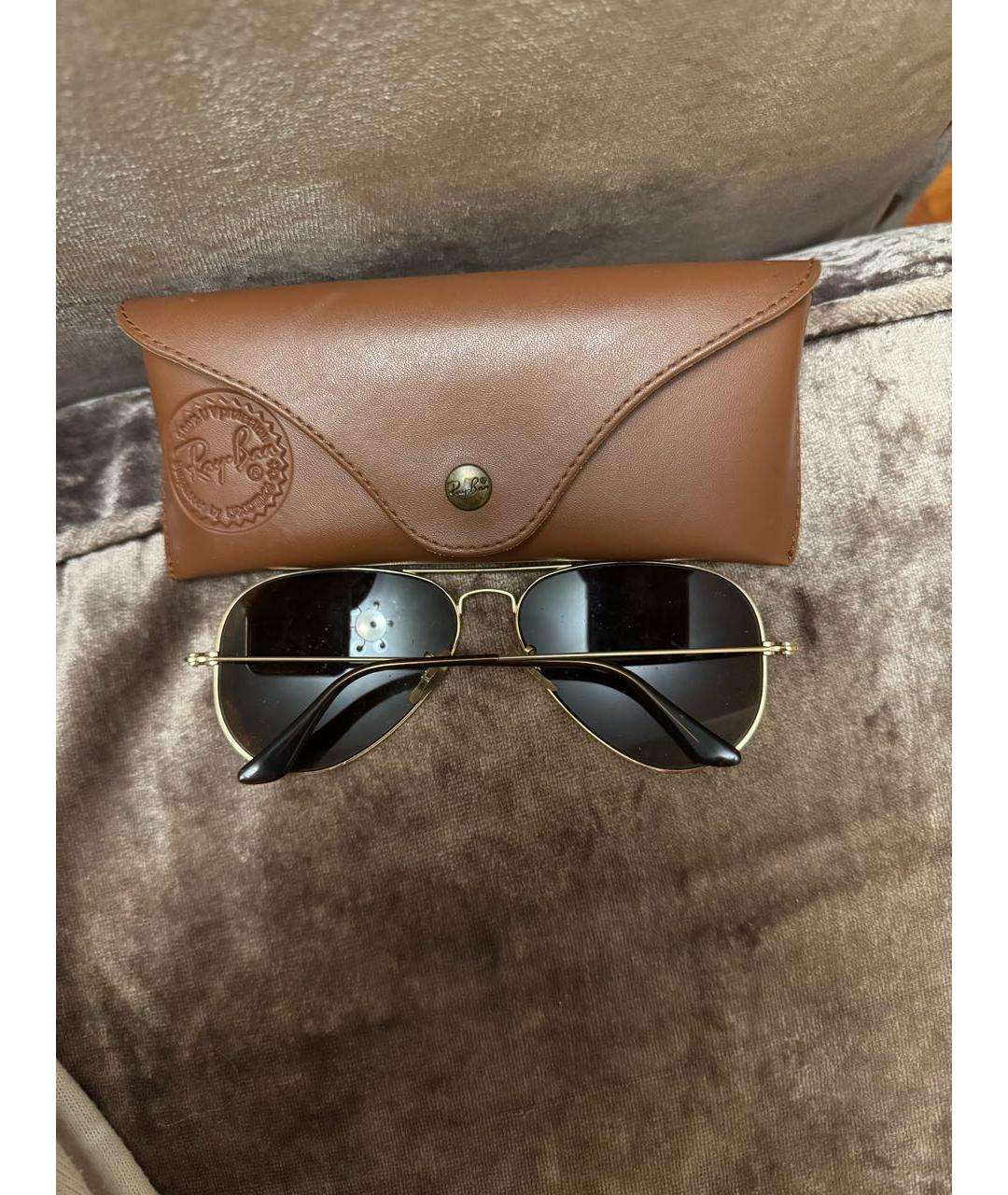 RAY BAN Коричневые солнцезащитные очки, фото 2