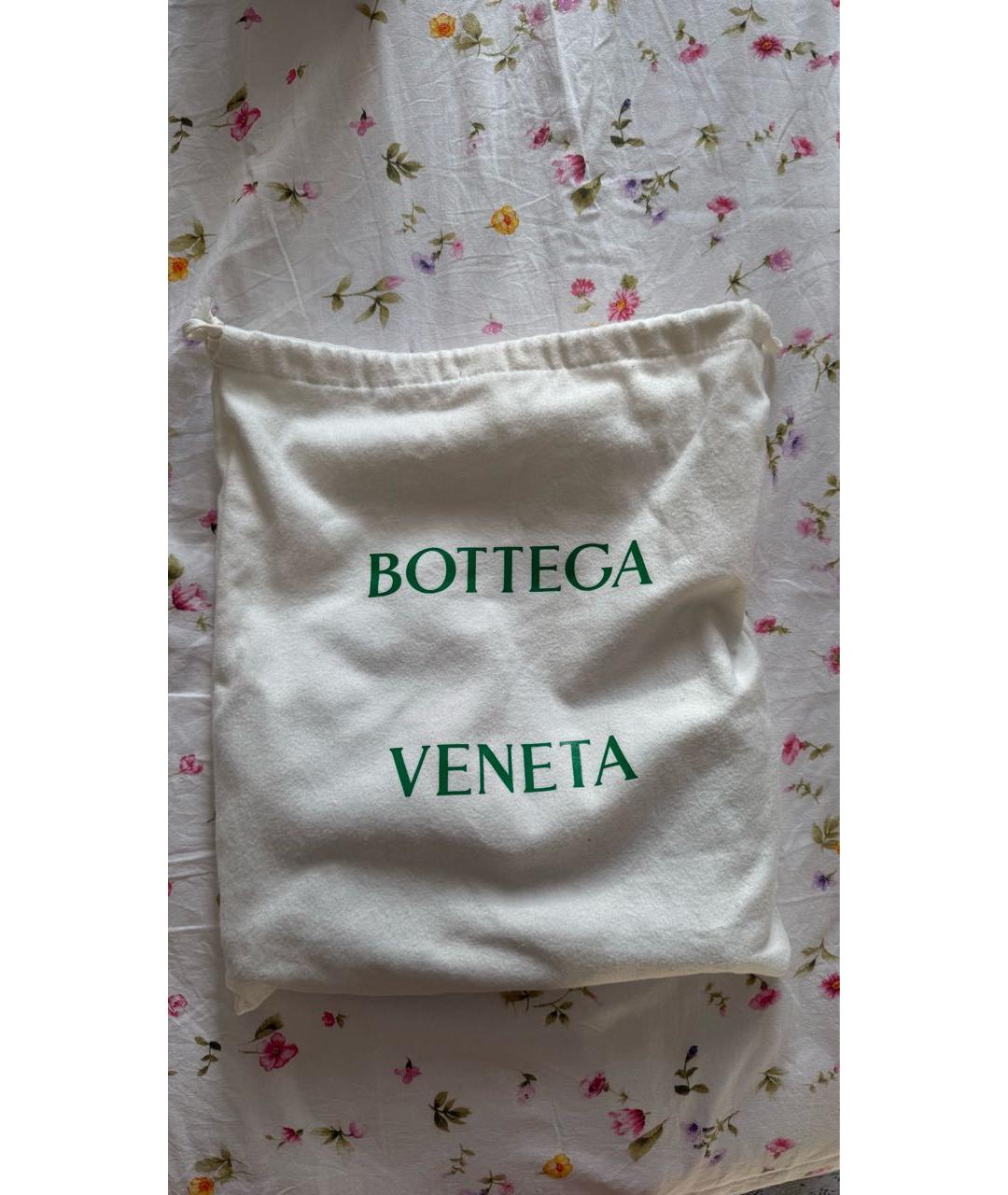 BOTTEGA VENETA Черная кожаная сумка тоут, фото 7