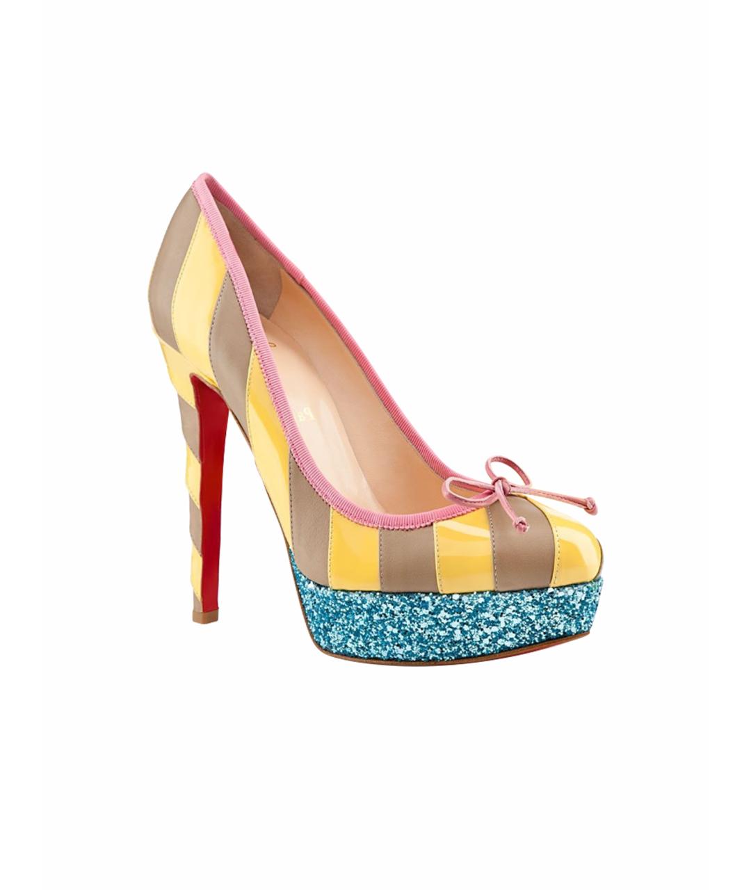 CHRISTIAN LOUBOUTIN Мульти кожаные туфли, фото 1