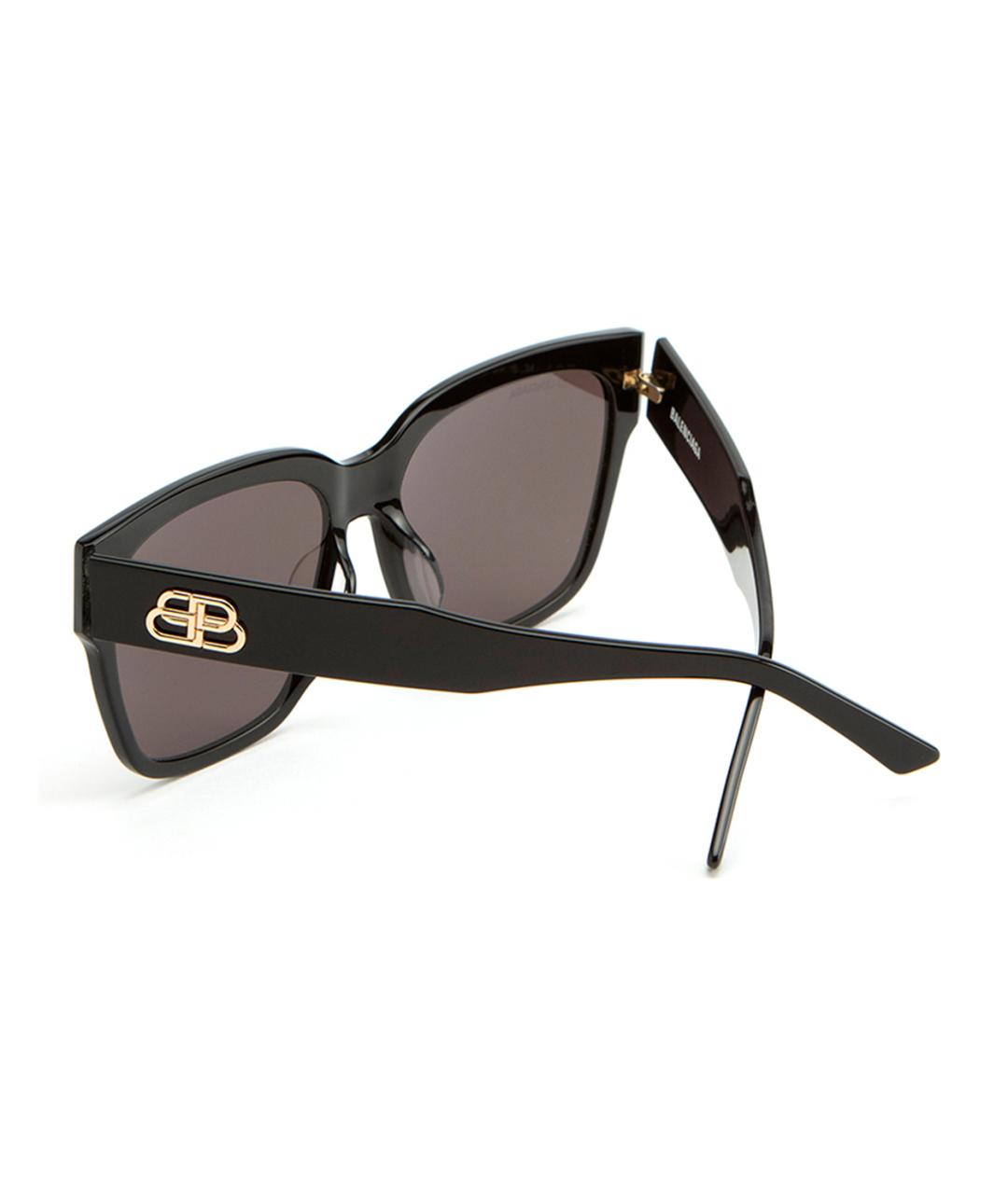BALENCIAGA Серые пластиковые солнцезащитные очки, фото 4