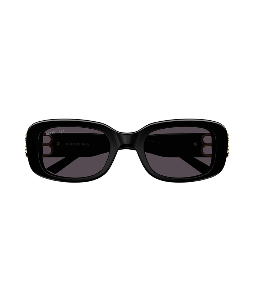 BALENCIAGA Черные пластиковые солнцезащитные очки, фото 2