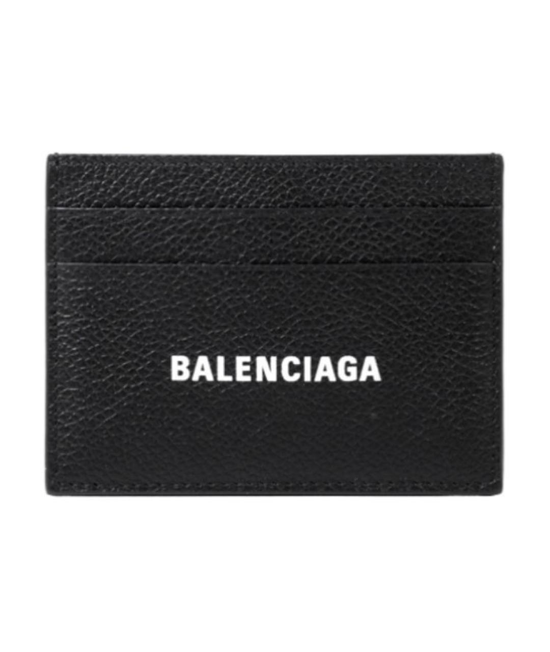 BALENCIAGA Черный кожаный кардхолдер, фото 1