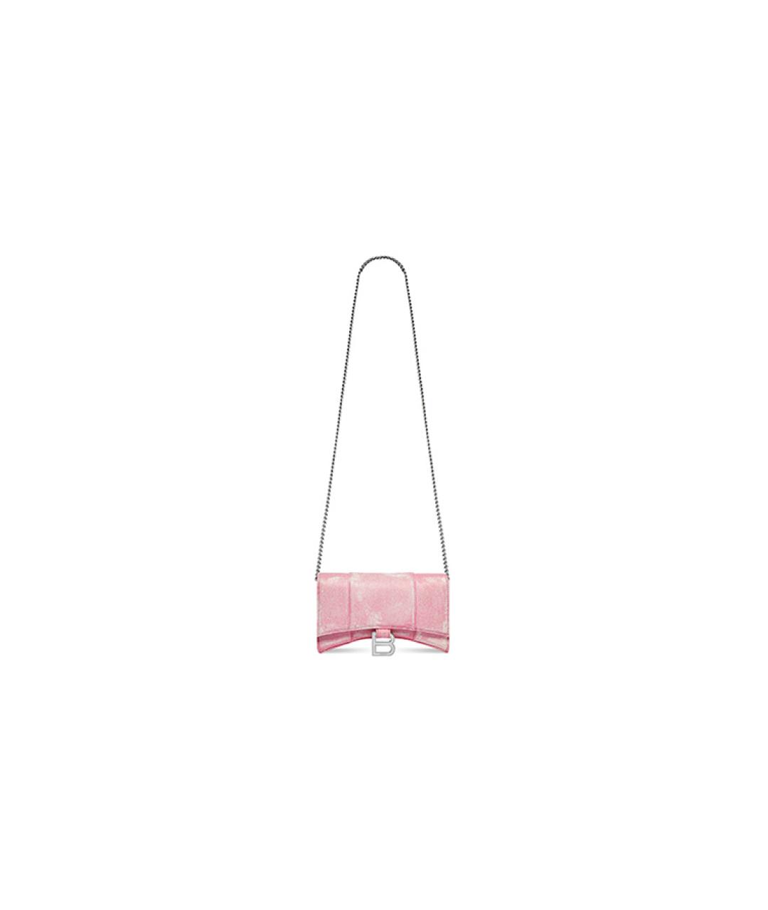 BALENCIAGA Розовый кошелек, фото 5