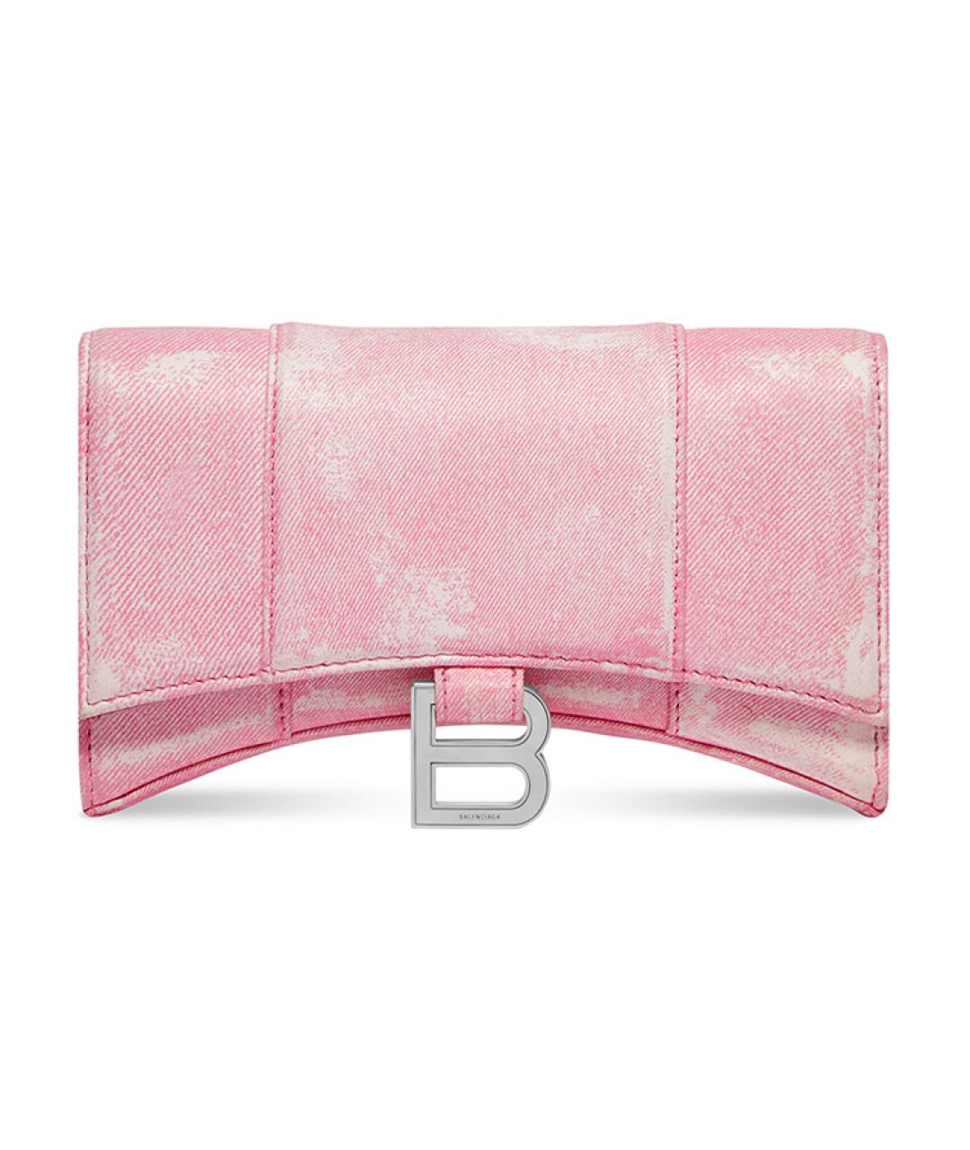 BALENCIAGA Розовый кошелек, фото 1