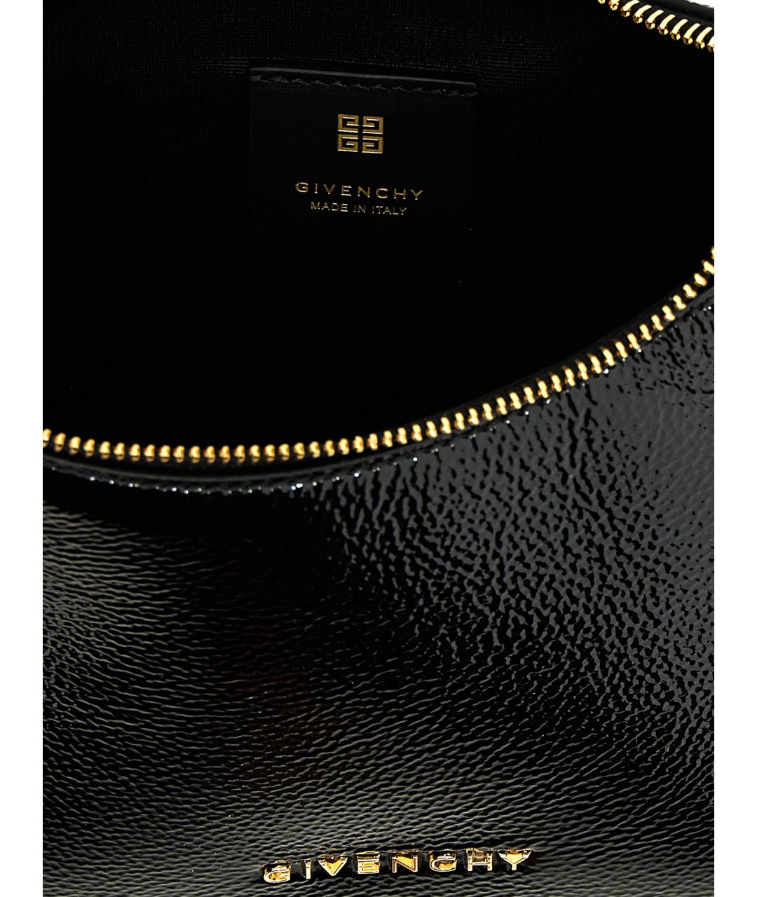 GIVENCHY Черная кожаная сумка через плечо, фото 4