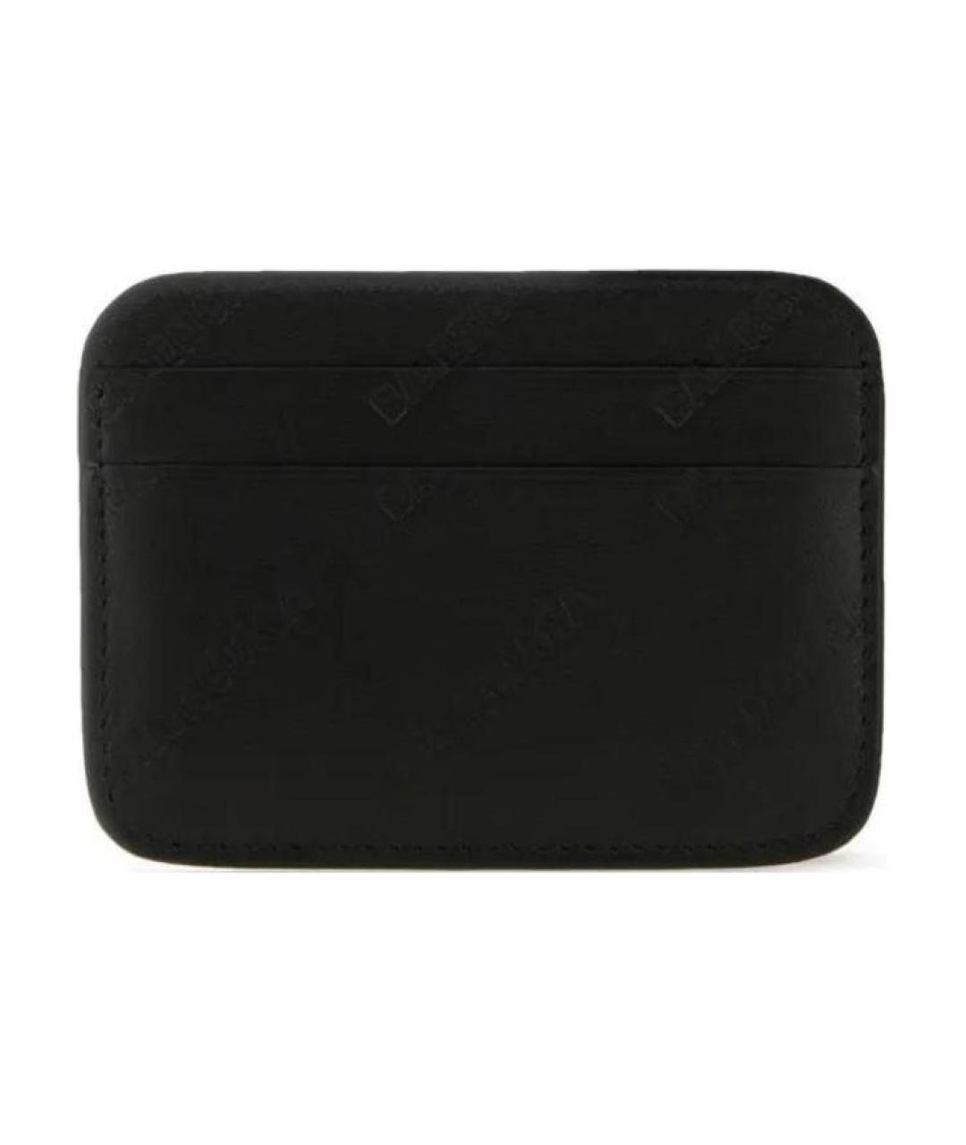 BALENCIAGA Черный кожаный кардхолдер, фото 1