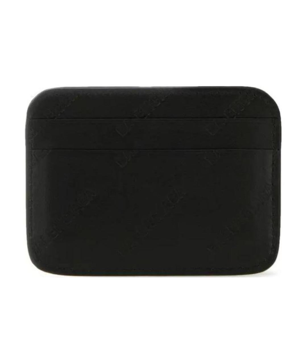 BALENCIAGA Черный кожаный кардхолдер, фото 3