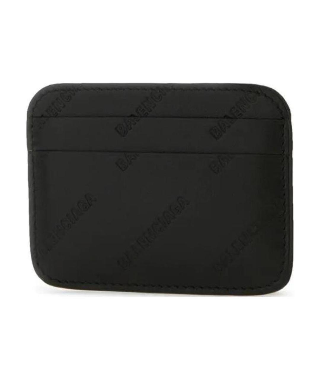 BALENCIAGA Черный кожаный кардхолдер, фото 2