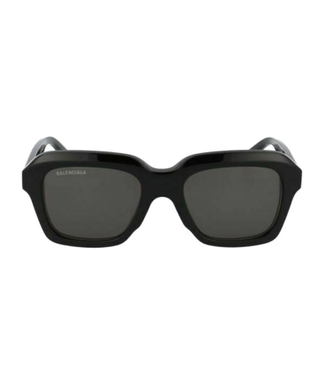BALENCIAGA Черные пластиковые солнцезащитные очки, фото 2