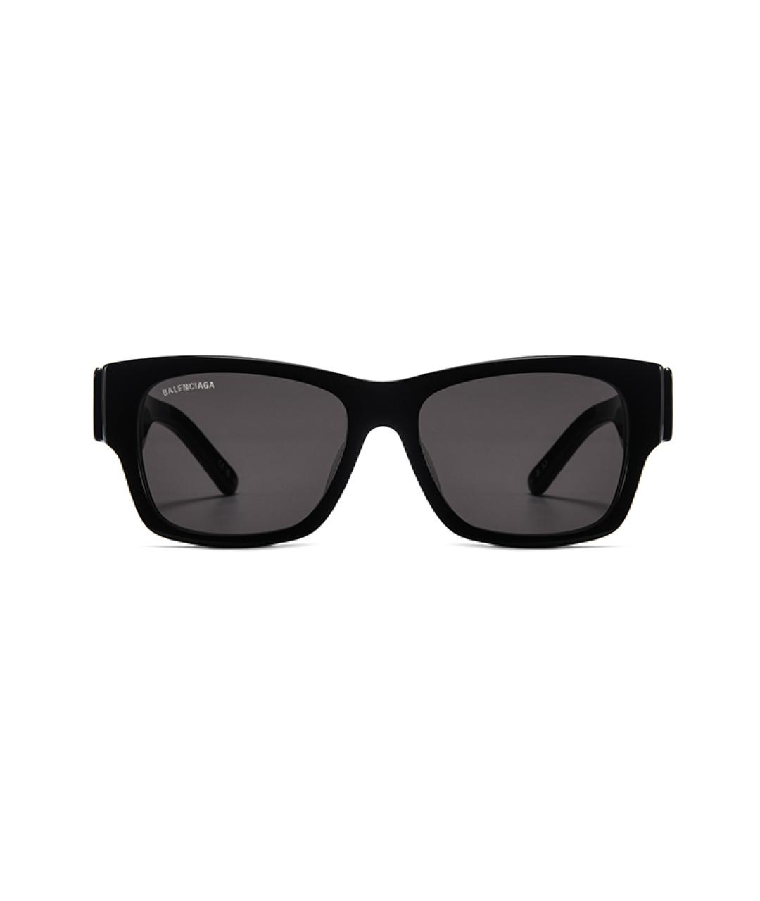 BALENCIAGA Черные пластиковые солнцезащитные очки, фото 2