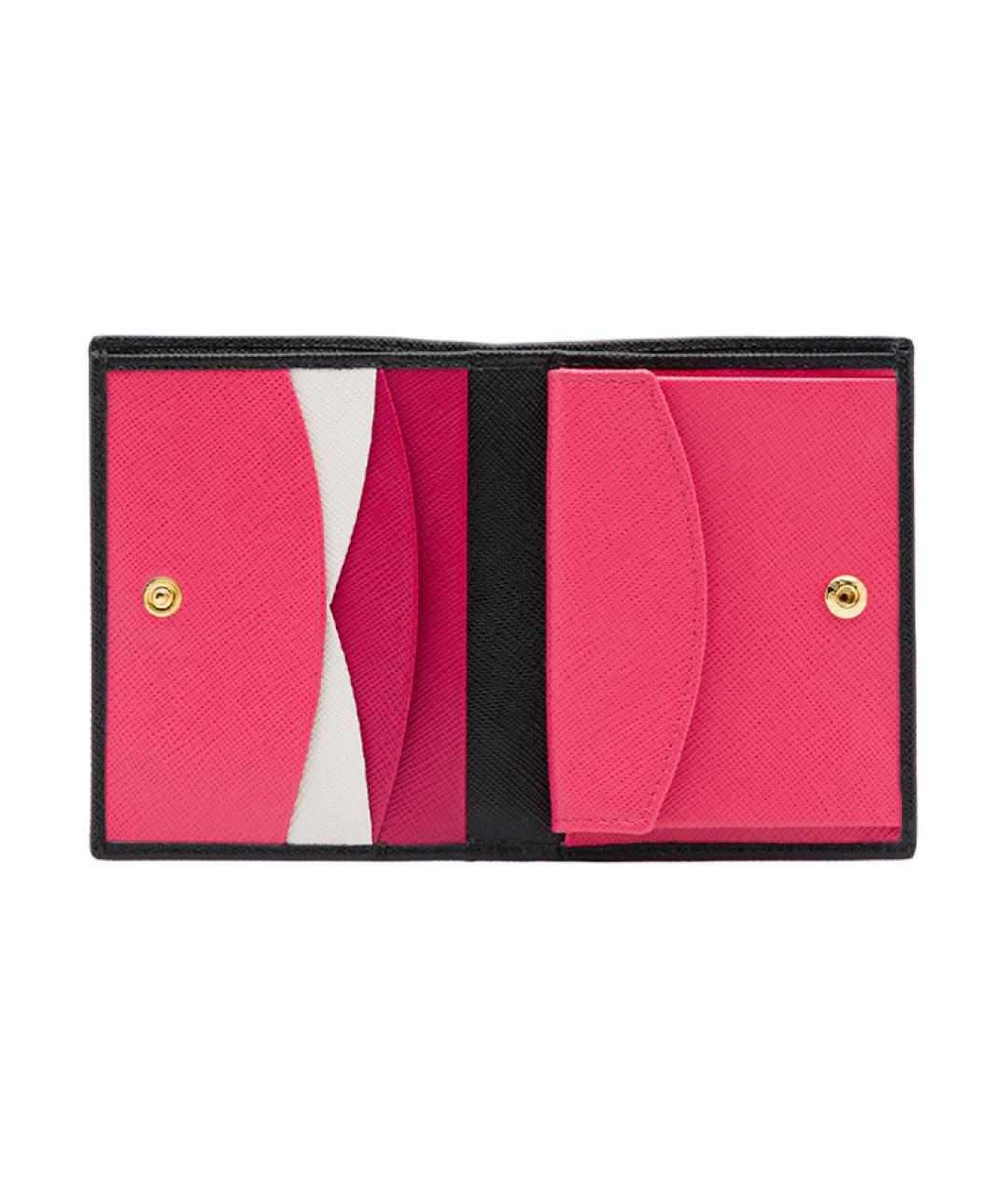 PRADA Черный кожаный кошелек, фото 5