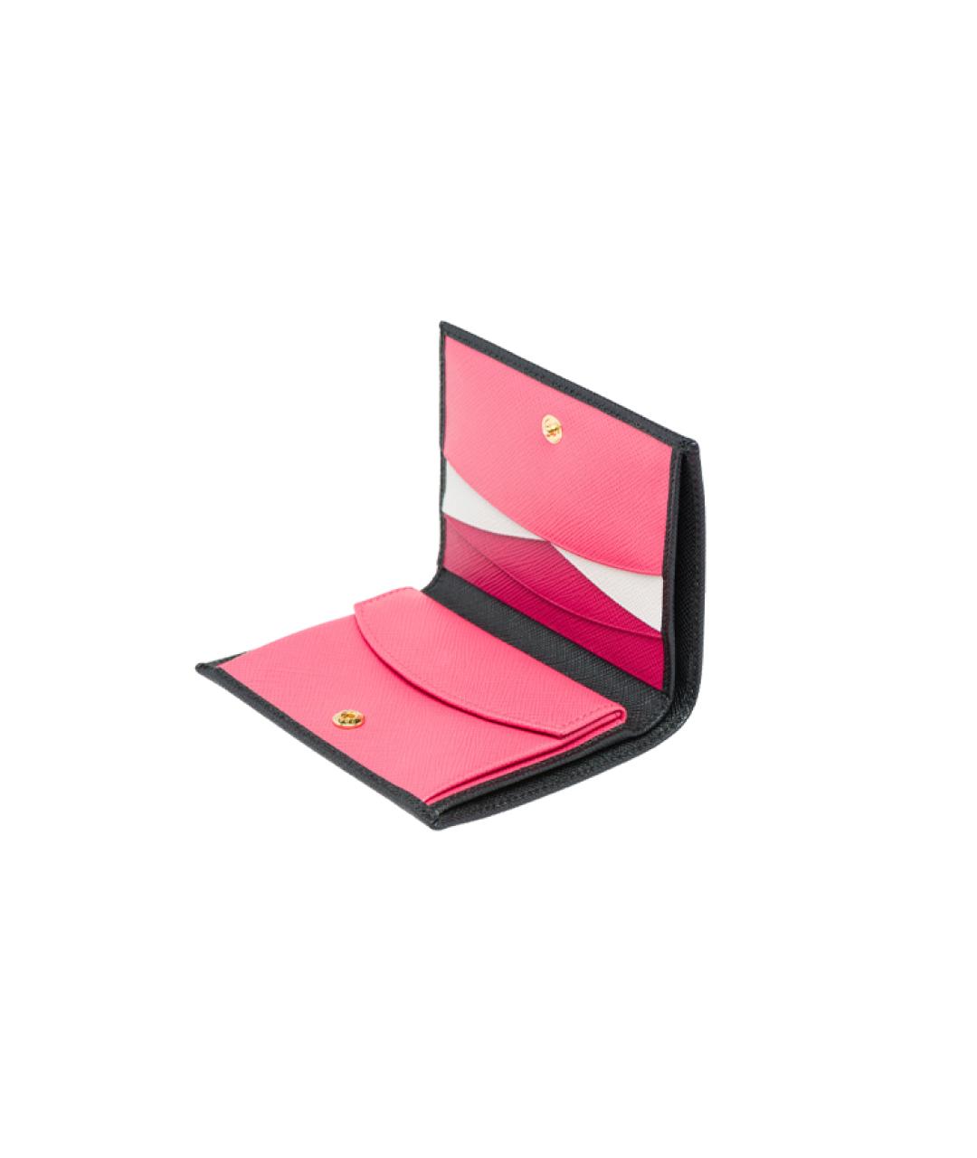 PRADA Черный кожаный кошелек, фото 4