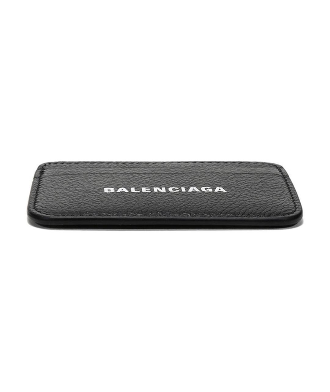 BALENCIAGA Черный кожаный кардхолдер, фото 4