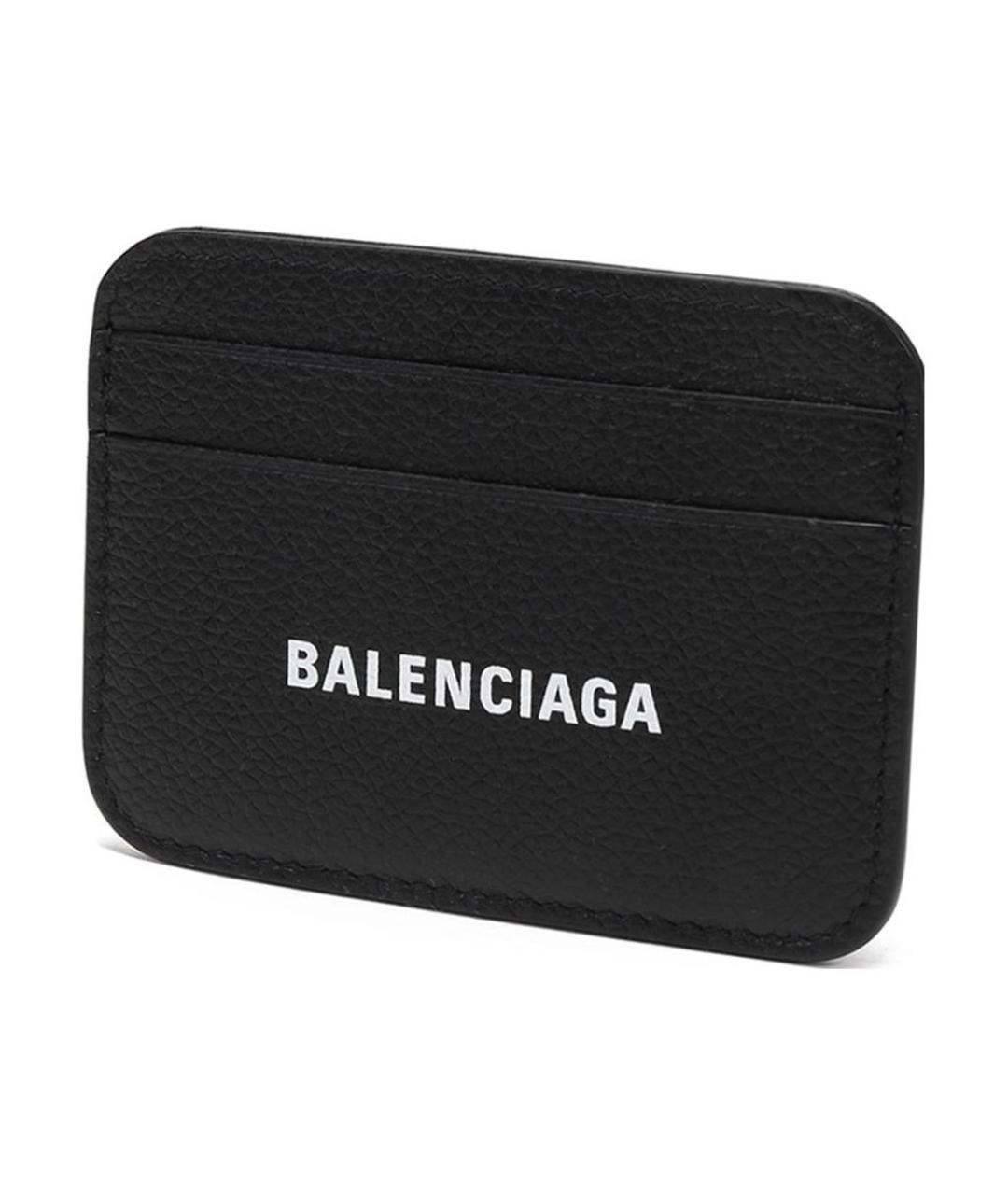 BALENCIAGA Черный кожаный кардхолдер, фото 2