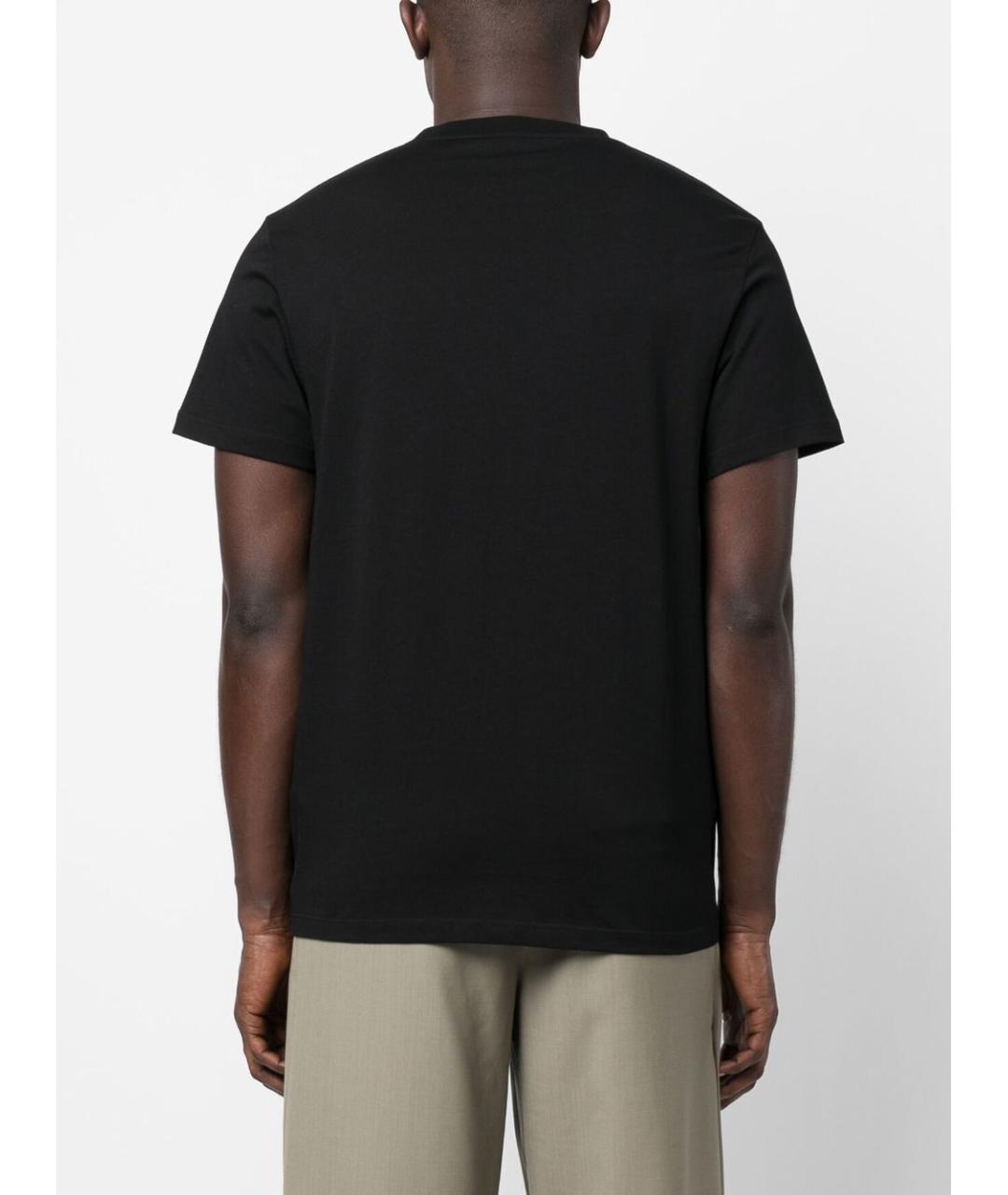 LOEWE Черная хлопковая футболка, фото 3