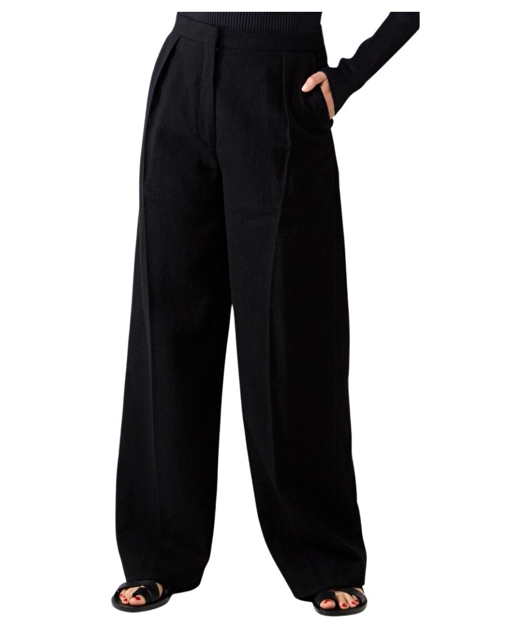 JIL SANDER Коричневые шерстяные брюки широкие, фото 5