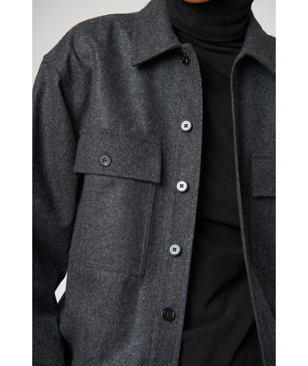 JIL SANDER Серая шерстяная рубашка, фото 4