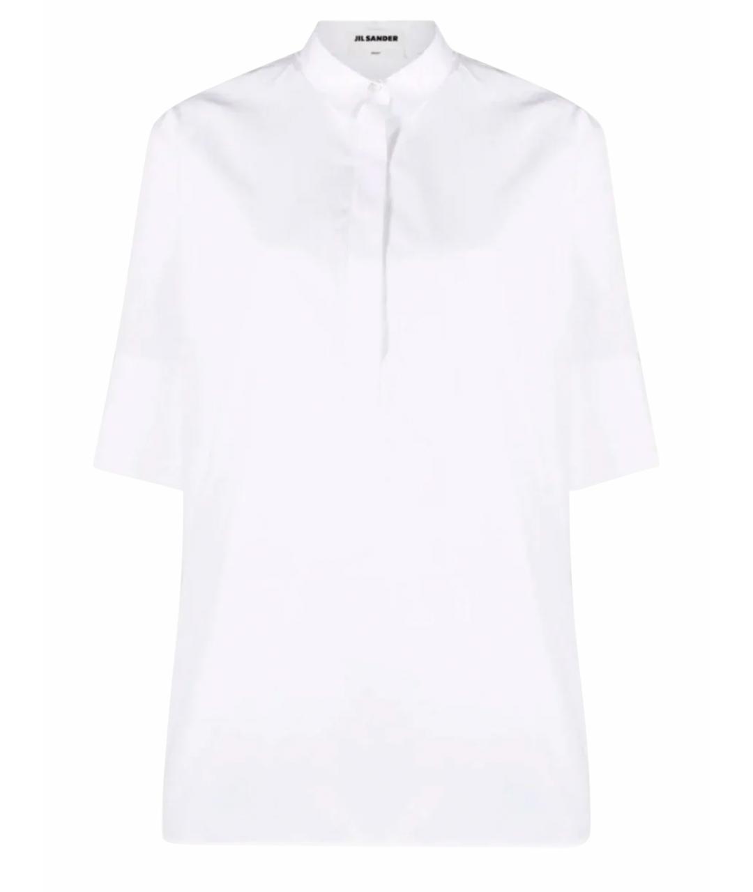 JIL SANDER Белая хлопковая рубашка, фото 1