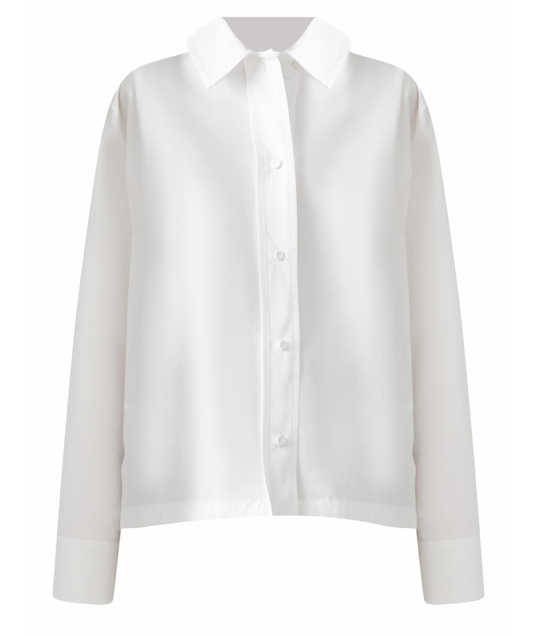 JIL SANDER Белая хлопковая рубашка, фото 1