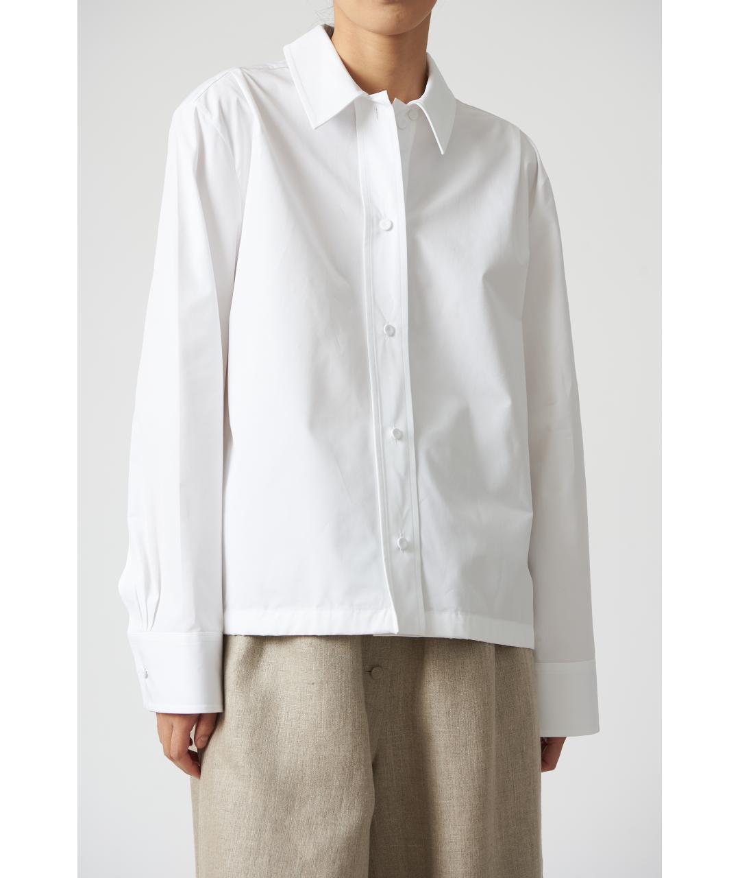 JIL SANDER Белая хлопковая рубашка, фото 5