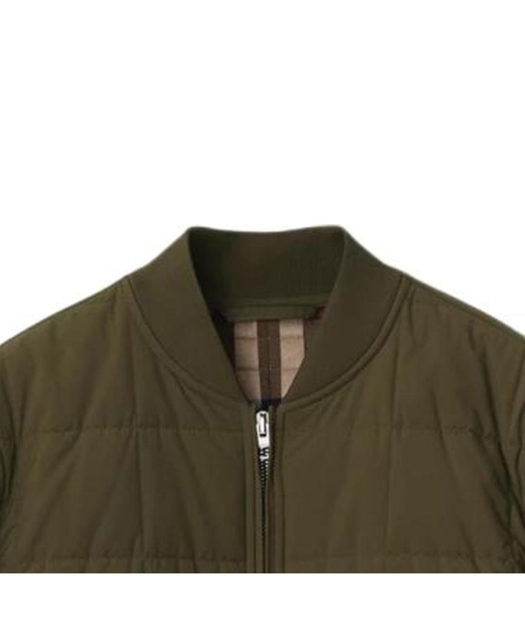 BURBERRY Зеленая куртка, фото 4