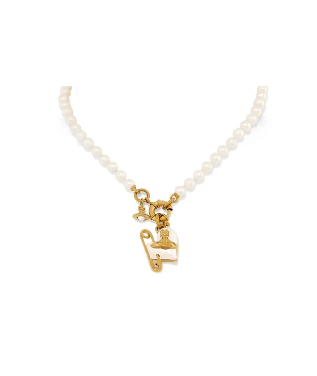 VIVIENNE WESTWOOD Золотая металлическая подвеска, фото 2