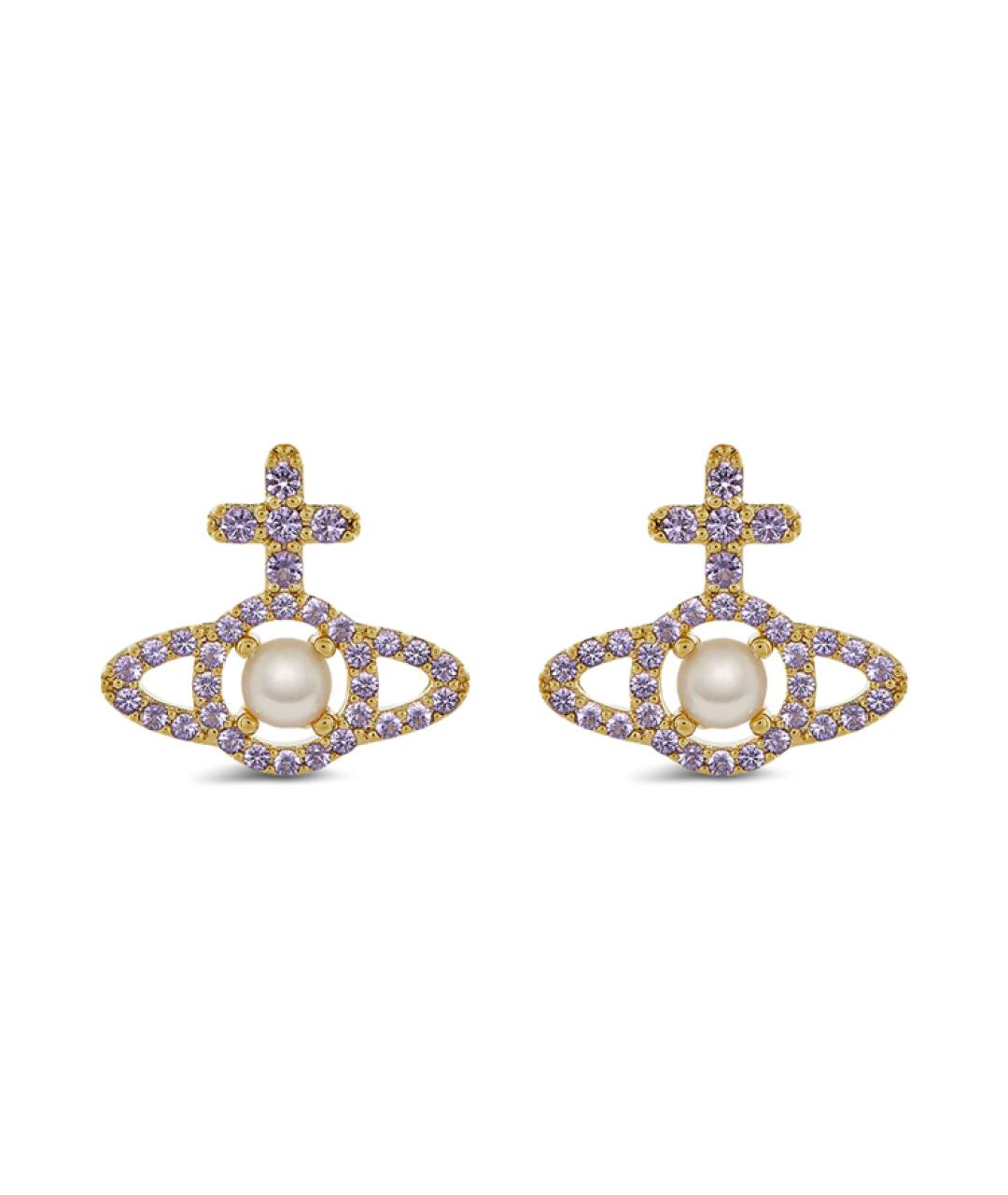 VIVIENNE WESTWOOD Золотые серьги, фото 1