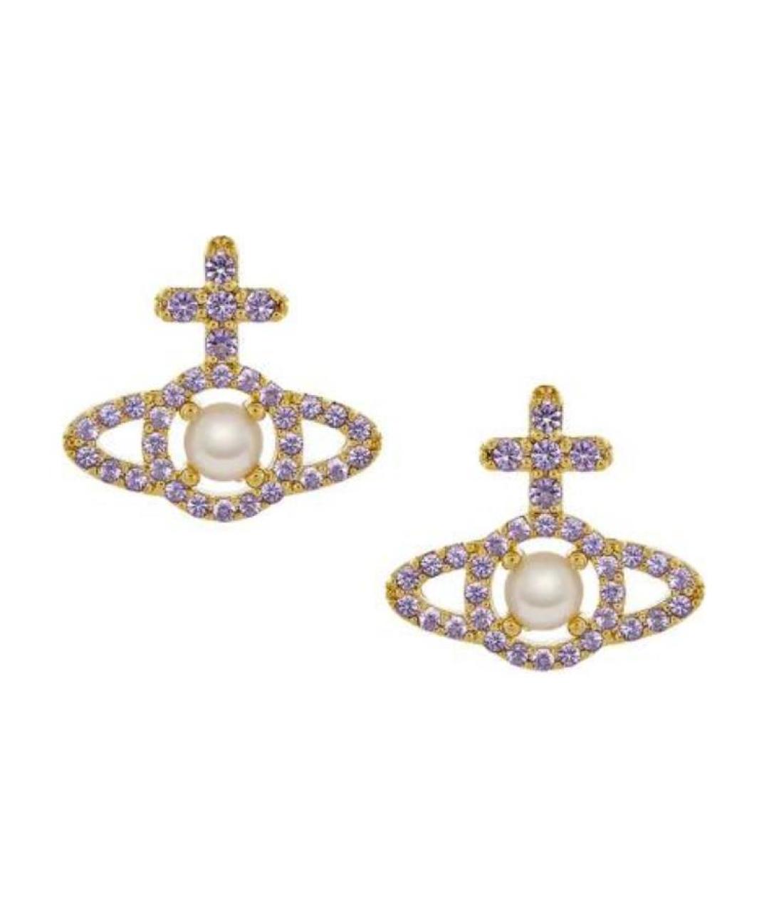 VIVIENNE WESTWOOD Золотые серьги, фото 3