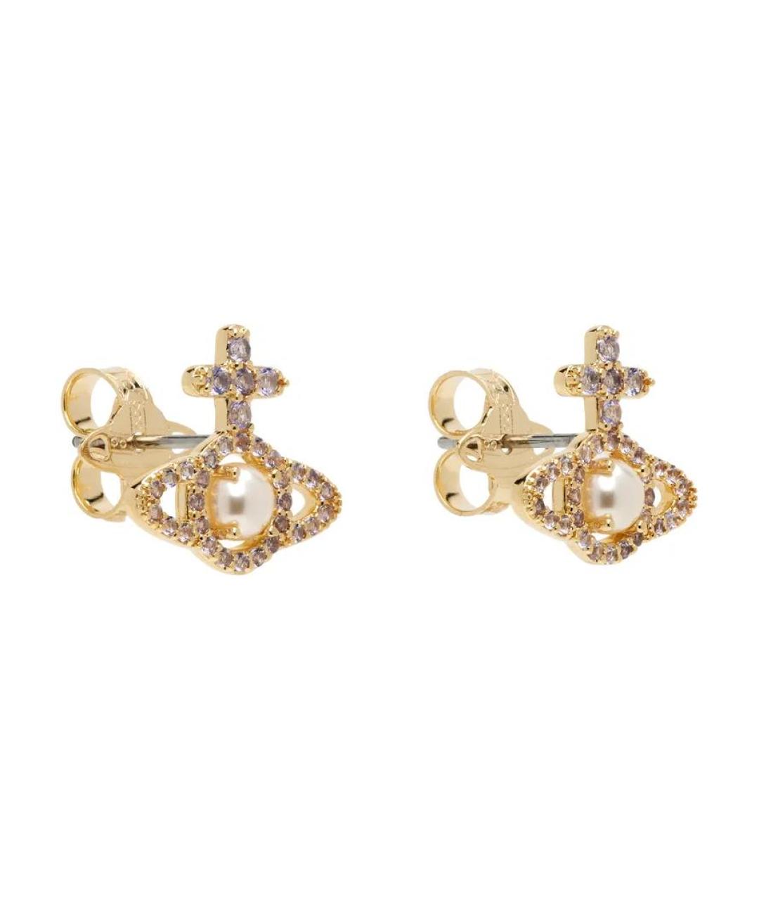 VIVIENNE WESTWOOD Золотые серьги, фото 4