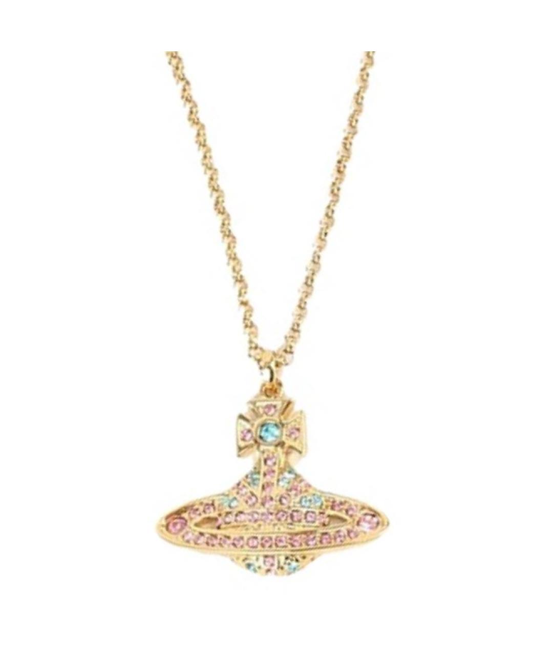 VIVIENNE WESTWOOD Золотая подвеска, фото 1