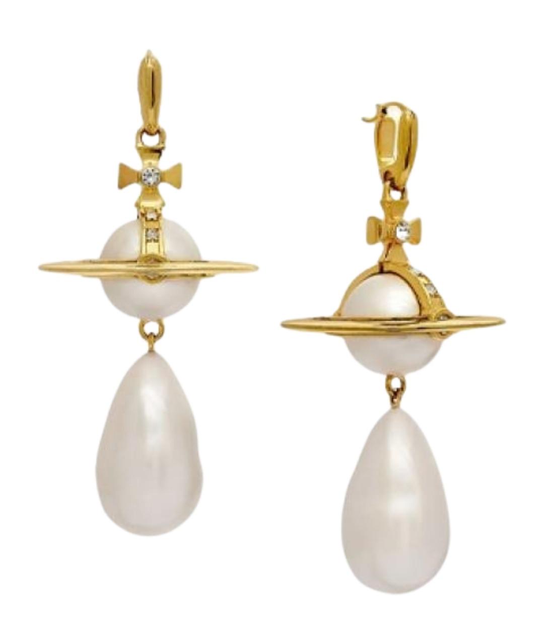 VIVIENNE WESTWOOD Золотые серьги, фото 1